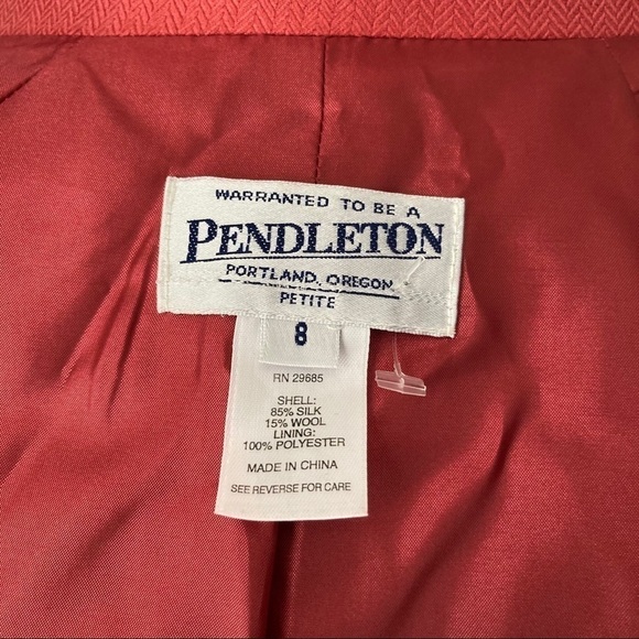 Pendleton Blazer Jacket | Size 8 Petite - Picture 4 of 4